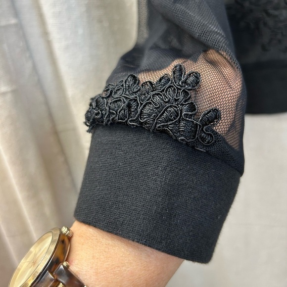 TORRID Black Mesh Floral Lace Bomber
Jacket / Torrid size 0 - Picture 5 of 10